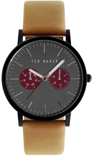 Ted Baker Herreklokke 10024783 Brit Grå/Lær Ø41 mm Ted Baker Herreklokke 10024783 Brit Grå/Lær Ø41 mm