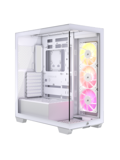 Corsair 3500X ARGB Midt-Tower Kabinett E-ATX med Herdet Glass Hvit Corsair 3500X ARGB Midt-Tower Kabinett E-ATX med Herdet Glass Hvit