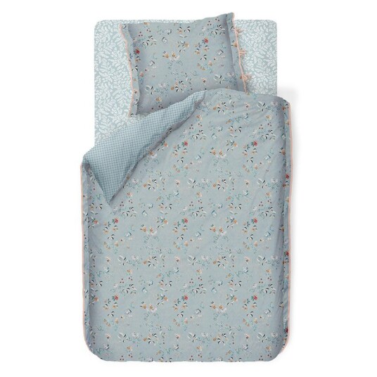 Pip studio sengetøy - 140x220 cm - Tokyo blossom - Vendbart dynetrekk - sengesett i 100 % bomull
