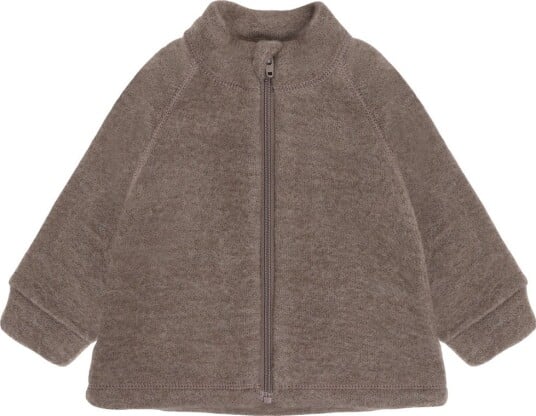 CeLaVi Jacket W/Zipper Soft Wool Brown 60