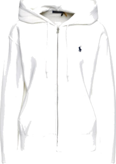 Ralph Lauren FLEECE FULL ZIP HETTEGENSER HVIT