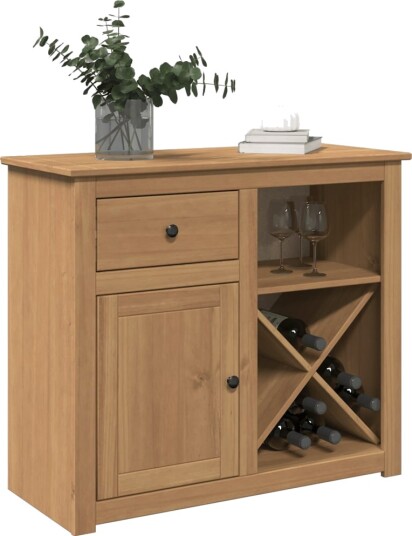 Skjenk med skuffer Panama 93x40x80 cm heltre furu