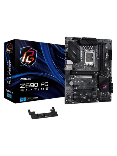 ASRock Z690 PG Riptide - Intel Z690 - Intel LGA1700 socket - DDR4 RAM - ATX