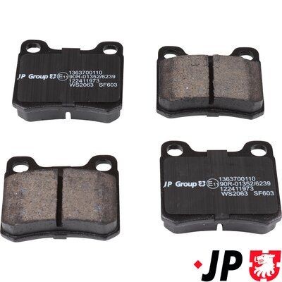 Bremseklosser JP GROUP 1363700110