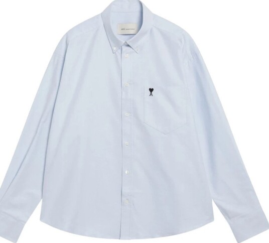 Ami Paris Herre Skjorter Blå 2XL,