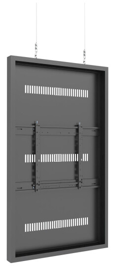 Multibrackets M Pro Series - innhegning - for digitalt skiltingspanel - kabel, medium - svart