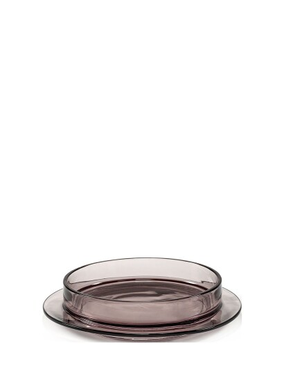 Valerie Objects Dishes To Dishes Glass Low - Pink - Ø 29 CM