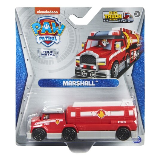 Paw Patrol Big Trucks True Metal Vehicle-Marshall