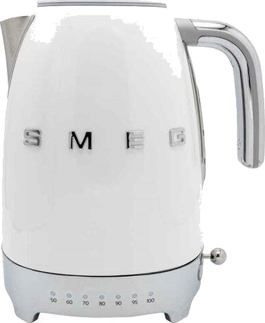 Smeg KLF04 Vannkoker 1,7L Justerbar Temperatur Hvit Retro Design Smeg KLF04 Vannkoker 1,7L Justerbar Temperatur Hvit Retro Design
