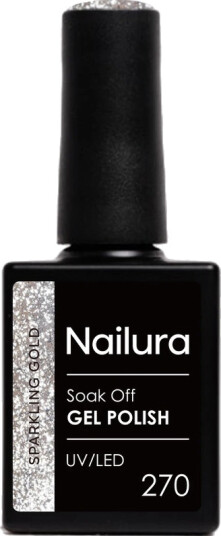 Nailura Cat Eye Gel Polish 10 ml 270 Sparkling Gold