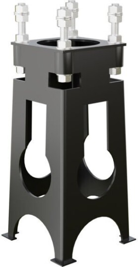 Q-Light Onepole fundament 500 C/C 160mm Sort - 1542216