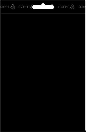 Grippie Black Lynlåsposer Nr 20 120X180mm Grippie Black Lynlåsposer Nr 20 120X180mm