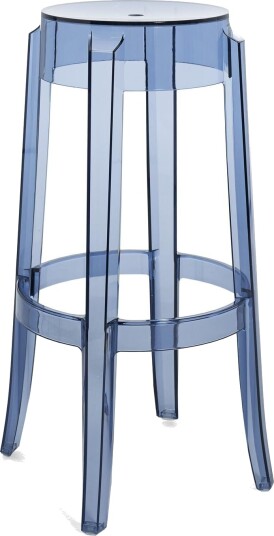 Kartell Charles Ghost Barkrakk H75 Blå Kartell Charles Ghost Barkrakk H75 Blå