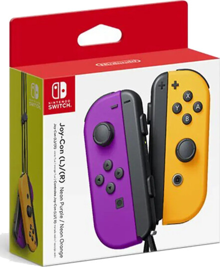 Nintendo Joy Con Purple/Orange Nintendo Joy Con Purple/Orange
