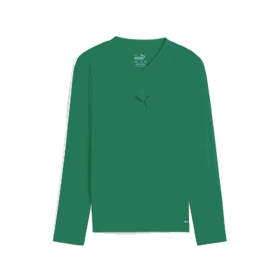 Puma teamGOAL Baselayer Tee Long Sleeve, kompresjonstrøye, junior Green 140