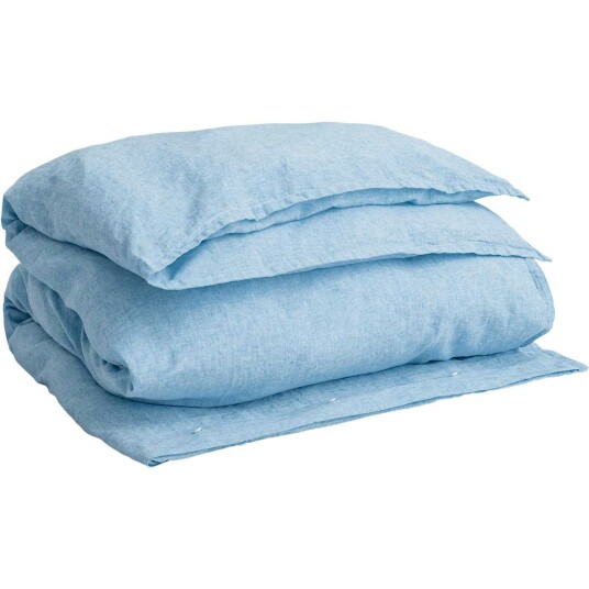Gant Home Cotton Linen Dynetrekk Silver Lake Blue 220x220 cm Gant Home Cotton Linen Dynetrekk Silver Lake Blue 220x220 cm