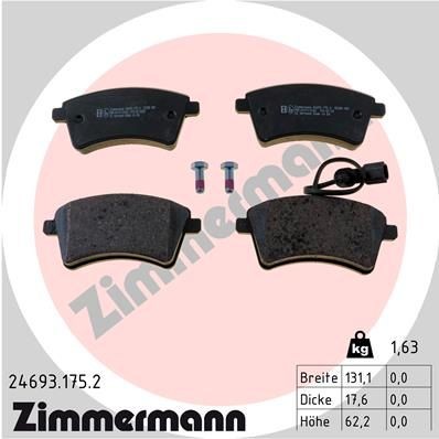 Bremseklosser ZIMMERMANN 24693.175.2