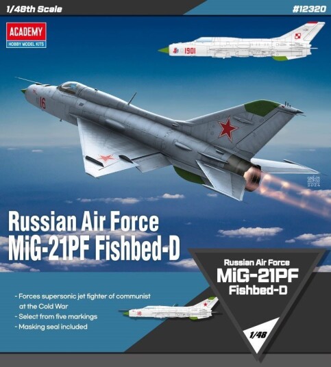 Academy 12320 MiG-21PF Modellfly 1:48