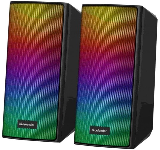 Defender Spitfire 2.0 PC-høyttalere 6W LED Bluetooth USB-A