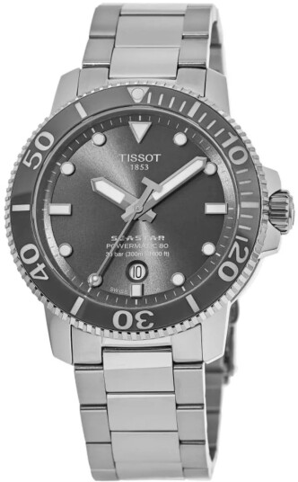 Tissot Herreklokke T120.407.11.081.01 Seastar Grå/Stål Ø43 mm