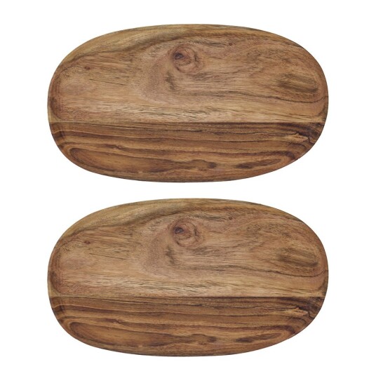 House Doctor Wood brett 33x19 cm 2 stk akasie House Doctor Wood brett 33x19 cm 2 stk akasie