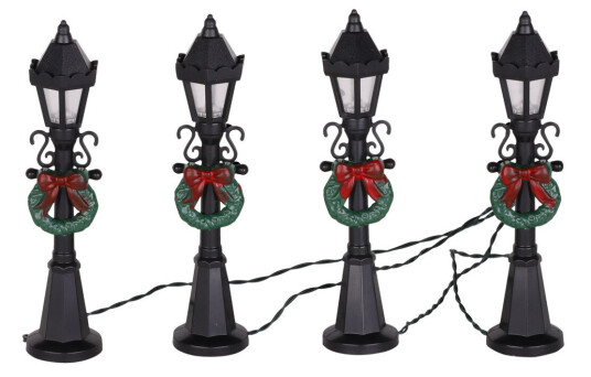 KULZ JULELANDSBY 4X12CM GATELYKT KUCV4XSLIGHT