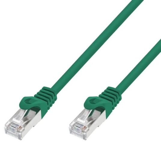 Extralink Cat.7 S/Ftp 20M 20G Grønn | Lan-Patchkabel | Kobber Tvunnet Nettverkskabel