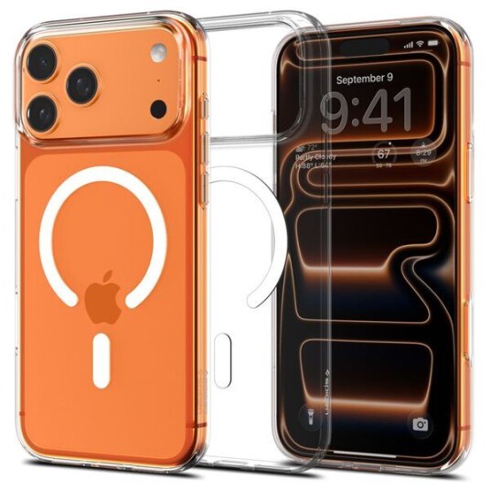 Spigen Liquid Crystal MagSafe Mobildeksel for iPhone 17 Pro Max - Klar Hvit