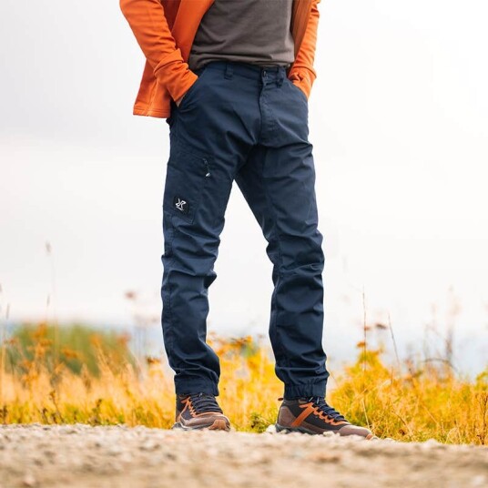 Revolutionrace Turbukse & Fritidsbukse Outdoor Basic Pants Herre Blueberry 3XL