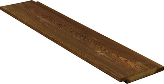 Kebony Kledning profilert biobehandlet furu 21x148 mm dobbelfals klasse 1 brun