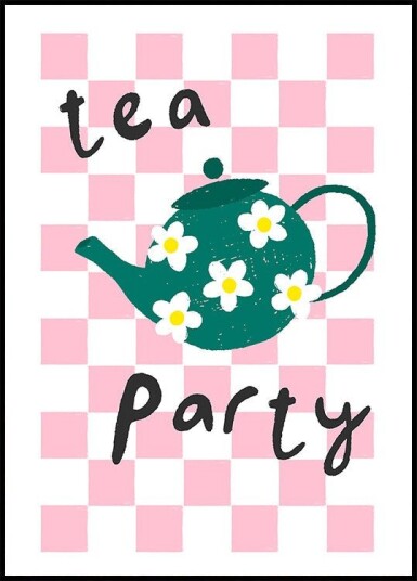 Tea Party Plakat / 70x100cm