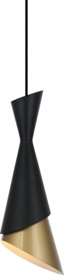 Italux Hengelampe Malia Moderne Svart Pnd 85949 1 Bk+Gd