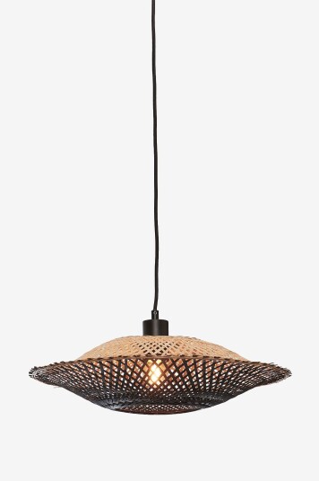 Good&Mojo   Hengende taklampe omvendt Kalimantan 40x12 cm Flerfarget