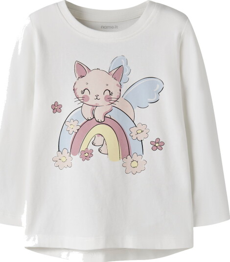 Name It Genser NmfVix Cloud Danser/Rainbow CAT Name It 2 år (92) Genser Hvit