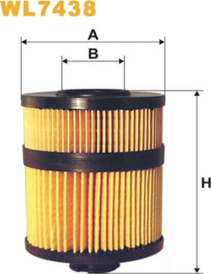 Oljefilter WIX FILTERS WL7438