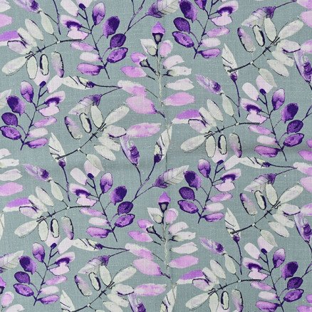 Balsløw Lin/Viskose Jersey Stoff 1103 Blomster 50cm