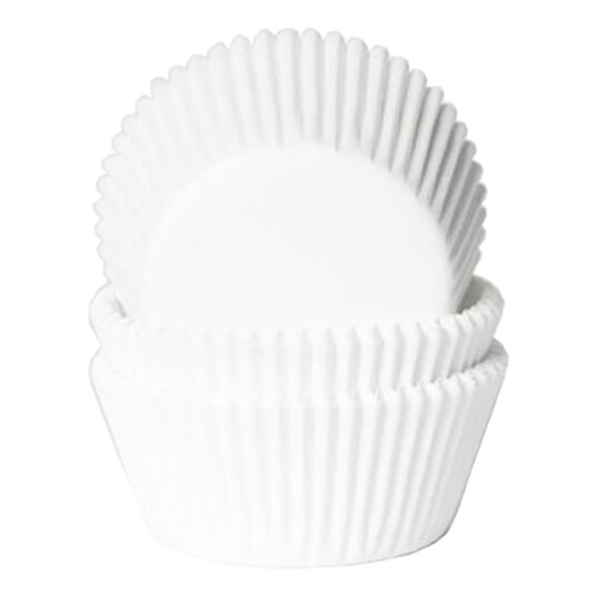 CakeSupplies Bakeformer Hvite - 50-pakning