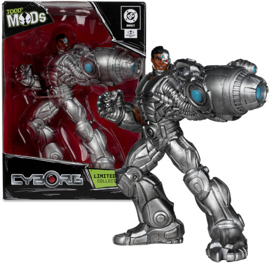 McFarlane Toys DC Direct Todd's Mods Cyborg Collector Vinyl Figure McFarlane Toys DC Direct Todd's Mods Cyborg Collector Vinyl Figure