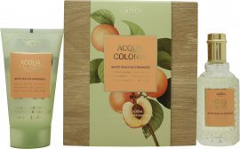 Mäurer & Wirtz 4711 Acqua Colonia White Peach & Coriander Gavesett 50ml EDC + 75ml Dusjgel