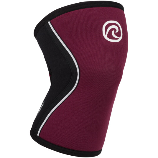 Rehband RX Knee Sleeve 5mm, knestøtte senior XL Burgundy/black Rehband RX Knee Sleeve 5mm, knestøtte senior XL Burgundy/black