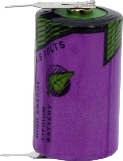 Tadiran-Batterier Sl 350 Pr 1/2 Aa Litiumloddebatteri 3,6 V 1200 Mah 1 Stk SL350PR