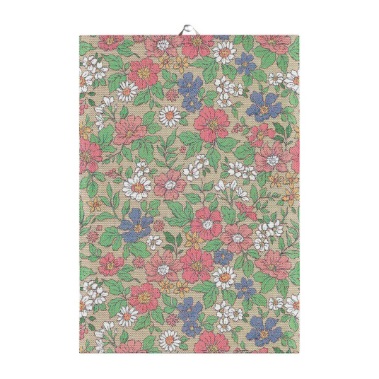 Ekelund Linneväveri Blomstereng kjøkkenhåndkle 35 x 50 cm