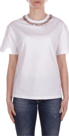 John Richmond Dame Topper Hvit XS, John Richmond Dame Topper Hvit XS,