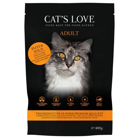 Cat'S Love Adult Kalkun Og Vilt 400 G Cat'S Love Adult Kalkun Og Vilt 400 G