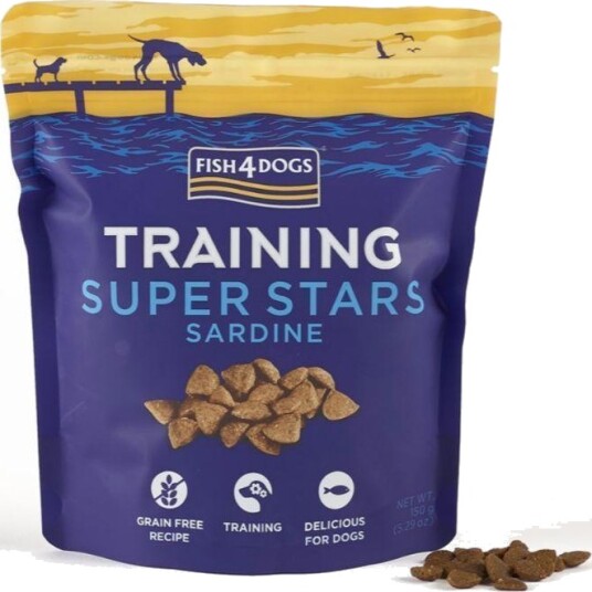 Fish4Dogs Super Stars Sardin Treningsgodbiter til Hund 150g