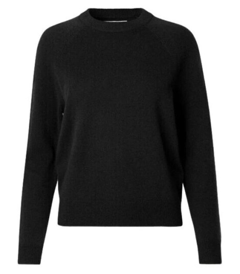 Samsøe Samsøe Boston O-hals 6304 strikkeklær Svart L , M , S , Xl , Xs Samsøe Samsøe Boston O-hals 6304 strikkeklær Svart L , M , S , Xl , Xs