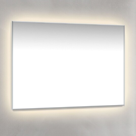 Macro Design Ambilight Firkantet Speil (Ramme) Krom / 100cm