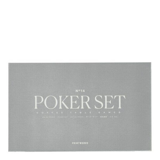 Printworks Classic Pokersett Premium med Spillekort og Chips Printworks Classic Pokersett Premium med Spillekort og Chips