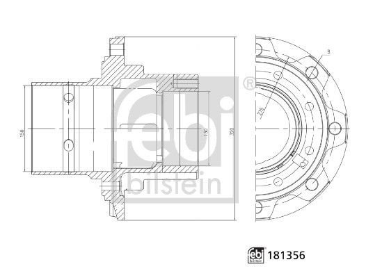 Hjulnav FEBI BILSTEIN 181356