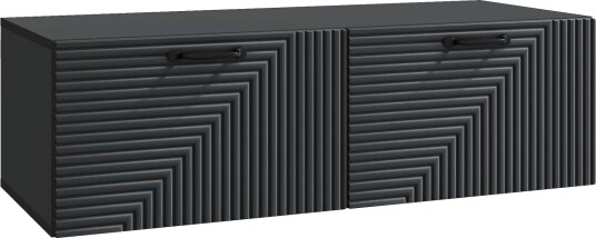 Vegghengt TV skap Svart 98 x 41 x 30 cm Konstruert tre Vegghengt TV skap Svart 98 x 41 x 30 cm Konstruert tre